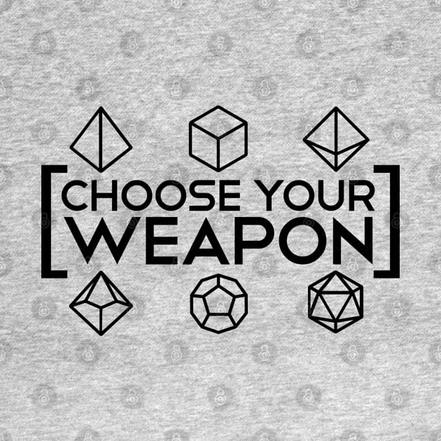 DnD - Choose your Weapon by hya_bm